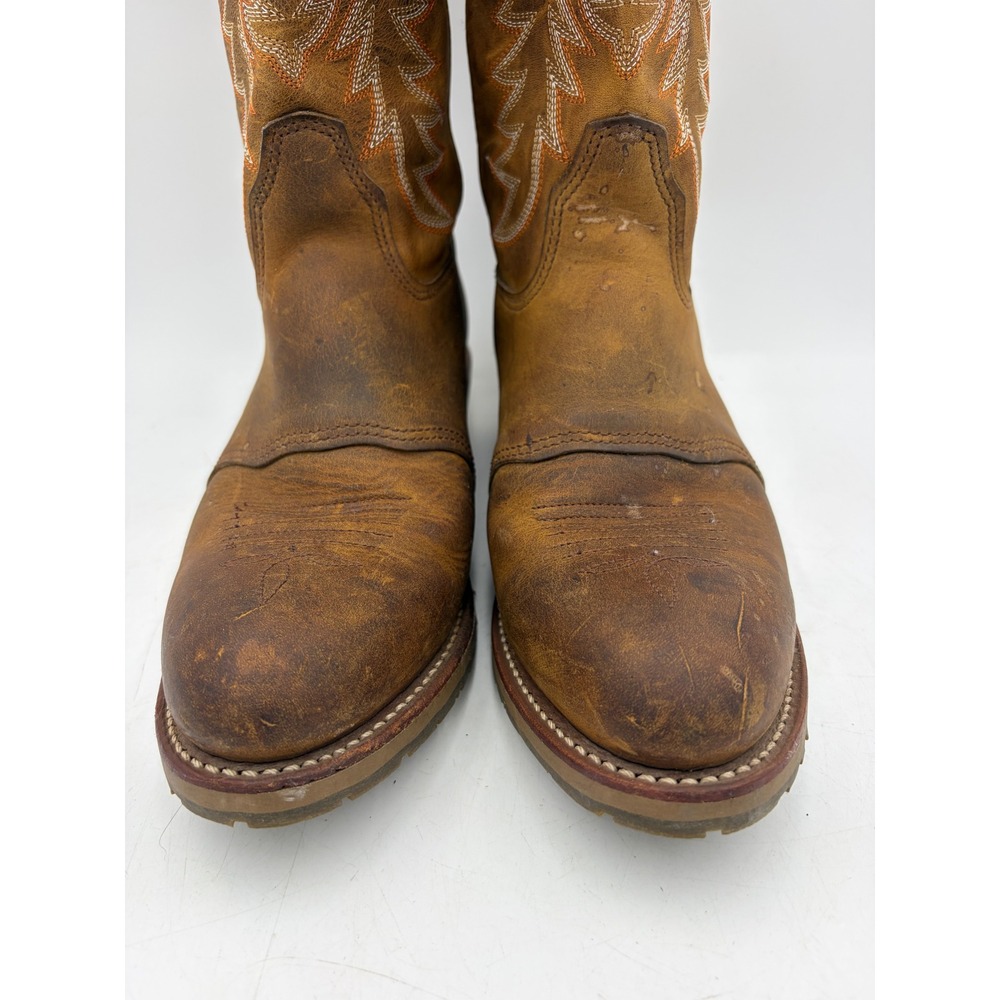 Double-H Boots Daniela Brown Leather Western Cowboy Women 10 USA DH5159 Workwear - Picture 4 of 15